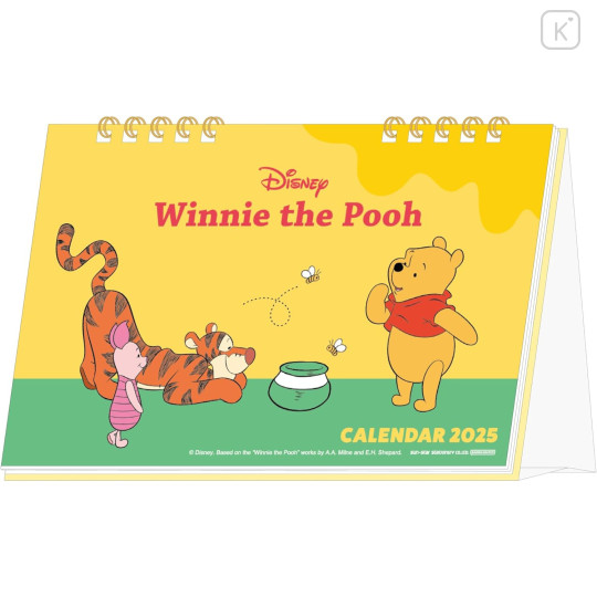 Japan Disney Desk Calendar - Pooh / 2025 - 1