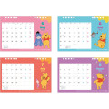 Japan Disney Desk Calendar - Pooh / 2025 - 3