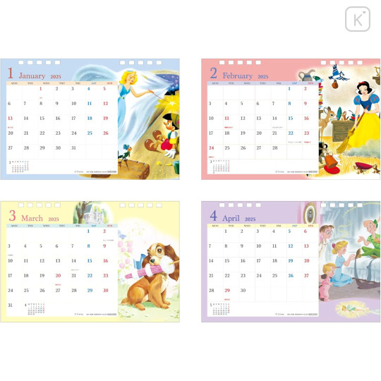 Japan Disney Desk Calendar - Bambi / 2025 - 2