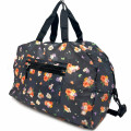 Japan Sanrio Folding Boston Bag - Hello Kitty / Watercolor Flower - 2