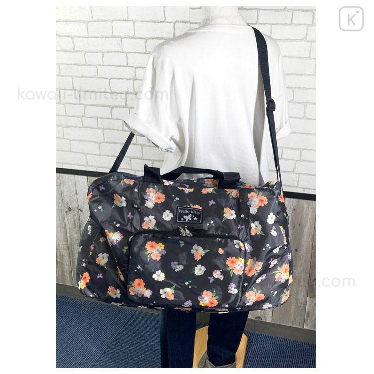 Hello Kitty Black & Gray Leopard Print Chain Crossbody Bag