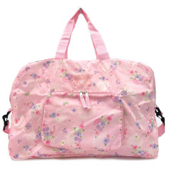 Japan Sanrio Travel Folding Boston Bag - My Melody : Watercolor Flower