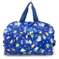 Japan Sanrio Travel Folding Boston Bag - Cinnamoroll : Watercolor Flower - 1