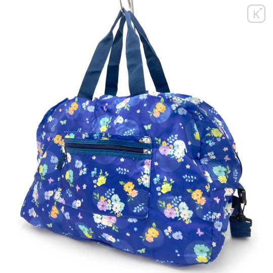 Japan Sanrio Travel Folding Boston Bag - Cinnamoroll : Watercolor Flower - 2