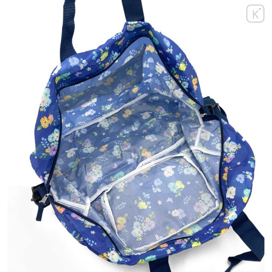 Japan Sanrio Travel Folding Boston Bag - Cinnamoroll : Watercolor Flower - 3