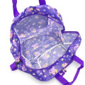 Japan Sanrio Travel Folding Boston Bag - Kuromi : Watercolor Flower - 3