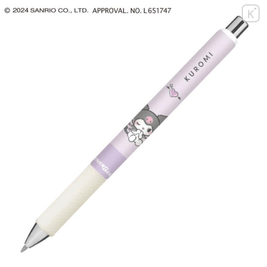 Japan Sanrio EnerGel Gel Pen - Kuromi / Wink - 1