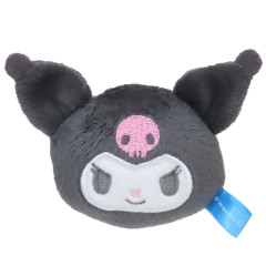 Japan Sanrio Mascot Decoration Clip 360 Rotation - Kuromi / Smile