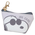 Japan Peanuts Triangular Mini Pouch - Snoopy / Joe Cool - 1