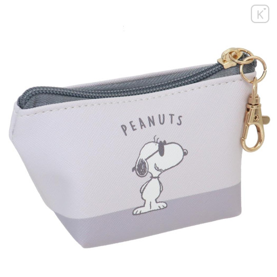 Japan Peanuts Triangular Mini Pouch - Snoopy / Joe Cool - 2