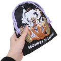 Japan One Piece Mini Drawstring Pouch - Monkey D Luffy Gear 5 Black - 2