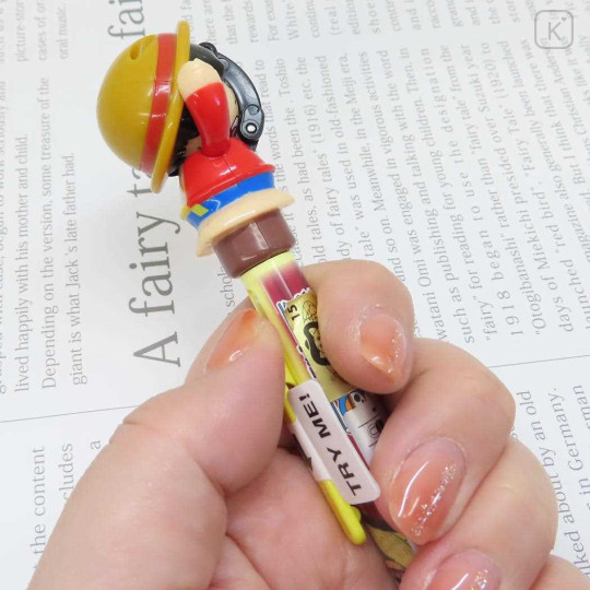 Japan One Piece Action Mascot Ballpoint Pen - Luffy - 3