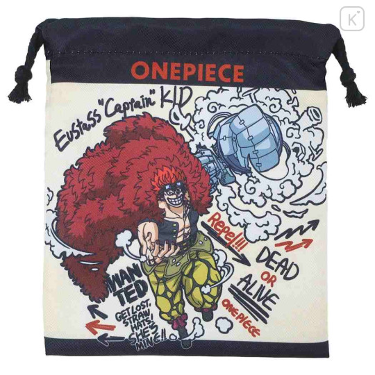 Japan One Piece Mini Drawstring Pouch - Captain Eustass Kid - 1