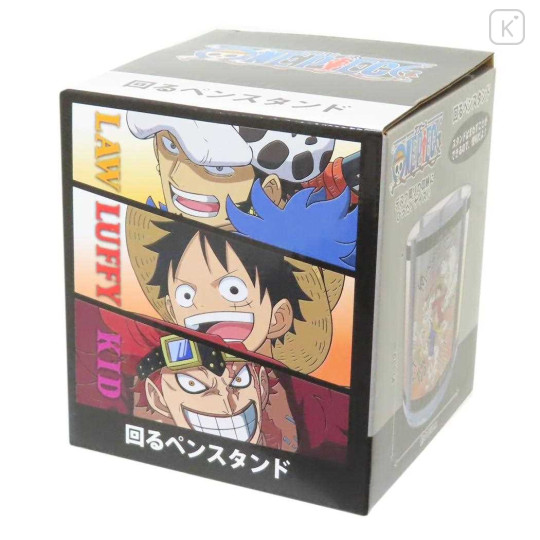 Japan One Piece Rotating Pen Stand - Luffy & Law & Kid - 3
