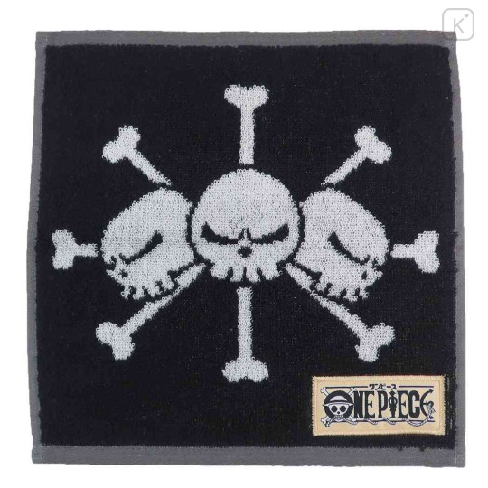 Japan One Piece Mini Towel Jacquard Handkerchief - Blackbeard Pirates - 1