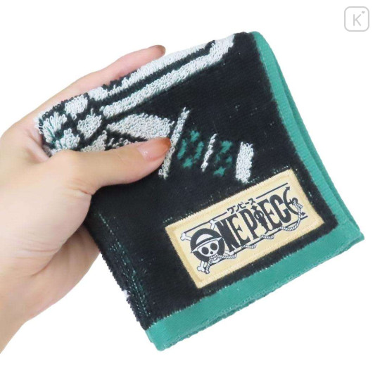 Japan One Piece Mini Towel Jacquard Handkerchief - Zoro Pirate - 3