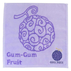 Japan One Piece Mini Towel Jacquard Handkerchief - Luffy's Devil Fruit / Gomu Gomu no Mi