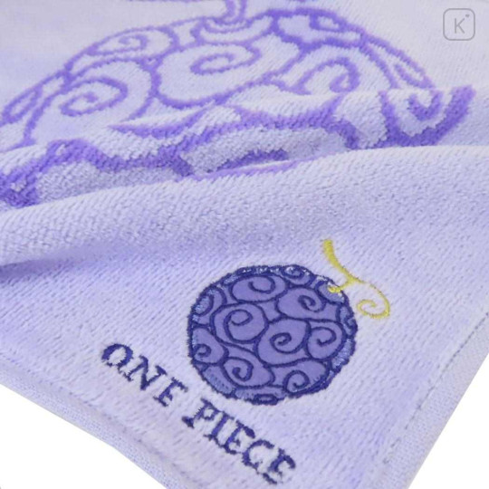 Japan One Piece Mini Towel Jacquard Handkerchief - Luffy's Devil Fruit / Gomu Gomu no Mi - 2