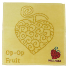 Japan One Piece Mini Towel Jacquard Handkerchief - Law's Devil Fruit / Ope Ope no Mi