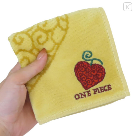 Japan One Piece Mini Towel Jacquard Handkerchief - Law's Devil Fruit / Ope Ope no Mi - 3