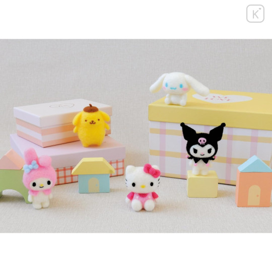 Japan Hamanaka × Sanrio Aclaine Needle Felting Kit - Cinnamoroll - 4