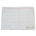 Japan Peanuts B6 Planner Monthly Schedule Book - Snoopy / Ghost Blue 2025 - 4