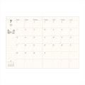 Japan Moomin B6 Planner Monthly Schedule Book - Hattifatteners & Little My & Moomintroll / 2025 - 2