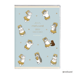 Japan Mofusand B6 Planner Weekly Schedule Book - Animal 2025