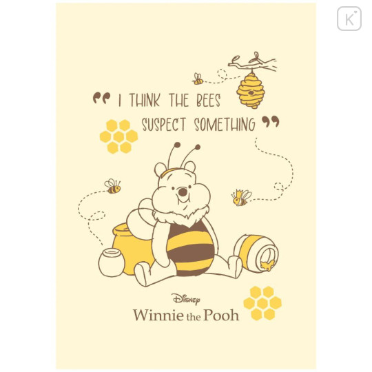 Japan Disney B6 Planner Weekly Schedule Book - Winnie the Pooh / Bee Eating 2025 - 1