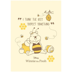 Japan Disney B6 Planner Weekly Schedule Book - Winnie the Pooh / Bee Eating 2025