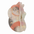 Japan Mofusand Pearl Acrylic Hair Claw Clip - Cat / Rabbit Baby Nyan - 3