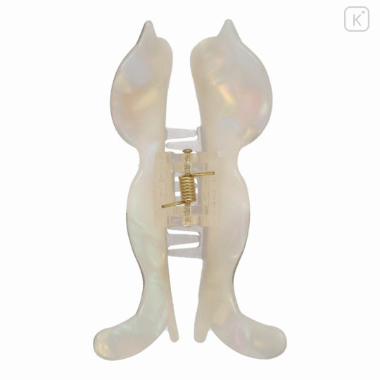 Japan Mofusand Pearl Acrylic Hair Claw Clip - Cat / Lying Down Nyan - 3