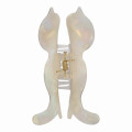 Japan Mofusand Pearl Acrylic Hair Claw Clip - Cat / Lying Down Nyan - 3