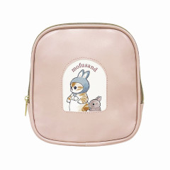 Japan Mofusand Square Pouch - Cat / Rabbit Nyan