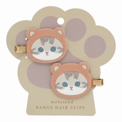 Japan Mofusand Bangs Clip - Cat / Bear Nyan