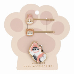 Japan Mofusand Hairpin and Hair Tie - Cat / Bear Rabbit Nyan