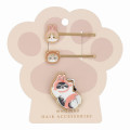 Japan Mofusand Hairpin and Hair Tie - Cat / Bear Rabbit Nyan - 1