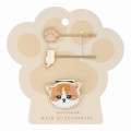 Japan Mofusand Hairpin and Hair Tie - Cat / Beige Nyan - 1