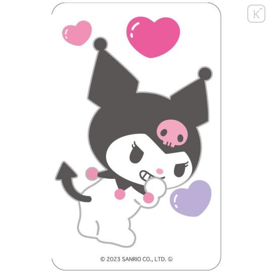 Japan Sanrio Lenticular Card - Kuromi / Love - 3