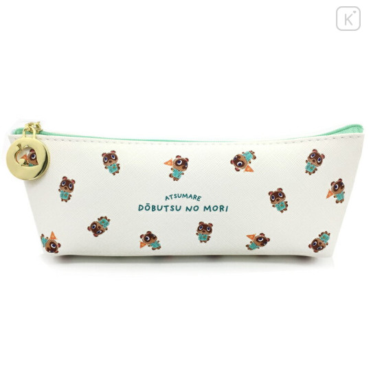 Japan Animal Crossing Pen Pouch Pencil Case - Green - 1