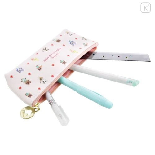 Japan Animal Crossing Pen Pouch Pencil Case - Pink - 4