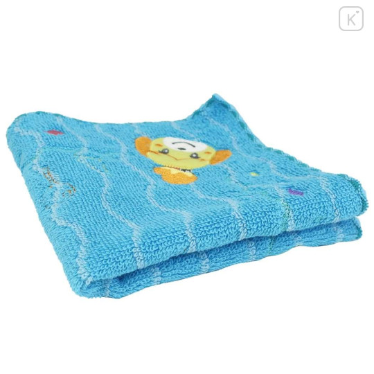 Japan Animal Crossing Mini Towel Jacquard Handkerchief - Isabelle Shizue / Yellow Dog - 2