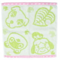 Japan Animal Crossing Jacquard Towel - Green - 1