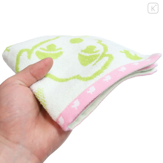 Japan Animal Crossing Jacquard Towel - Green - 3
