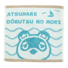 Japan Animal Crossing Jacquard Towel - Tom Nook Tanukichi