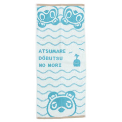 Japan Animal Crossing Jacquard Face Towel - Tom Nook Tanukichi