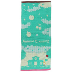 Japan Animal Crossing Jacquard Face Towel - Isabelle Shizue / Yellow Dog