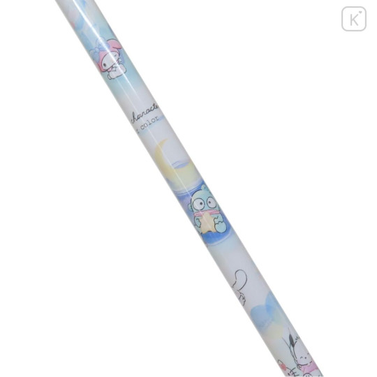 Japan Sanrio Zutto Pencil - Characters / Cool Watercolor Blue - 3