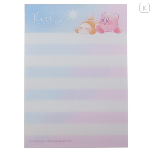 Japan Kirby Mini Notepad - Kirby & Waddle Dee / One's Daily Life - 3