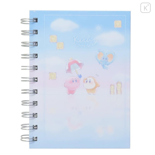 Japan Kirby A6 Ring Notebook - Kirby & Waddle Dee / One's Daily Life - 1